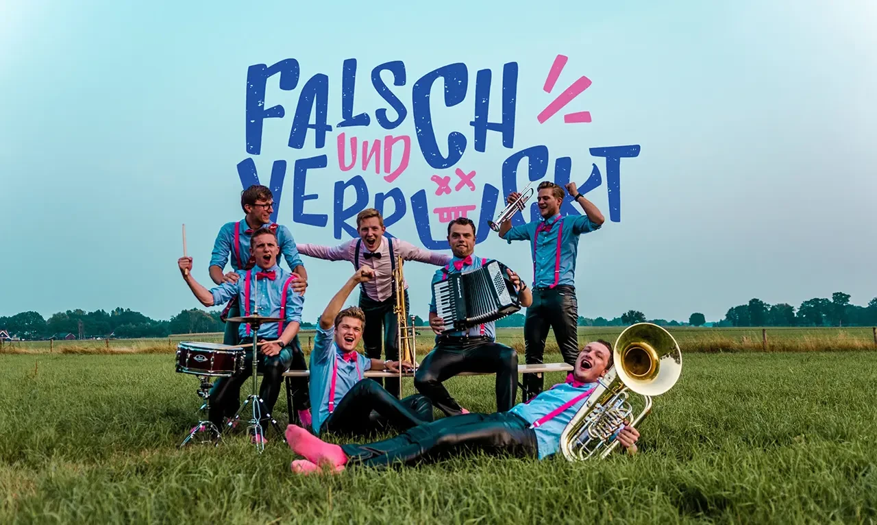 Persfoto van de band Falsch und Verruckt