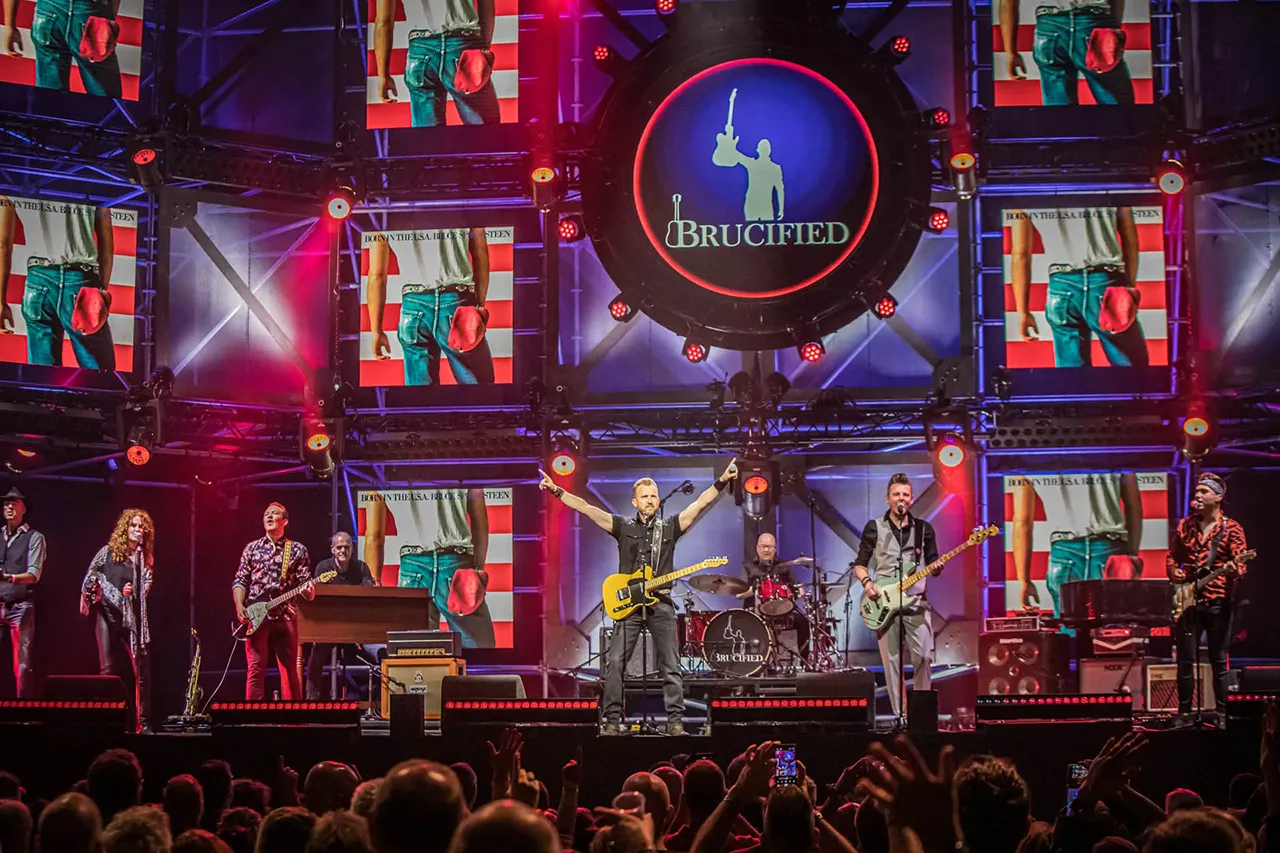 Live foto van Bruce Springsteen tribute band